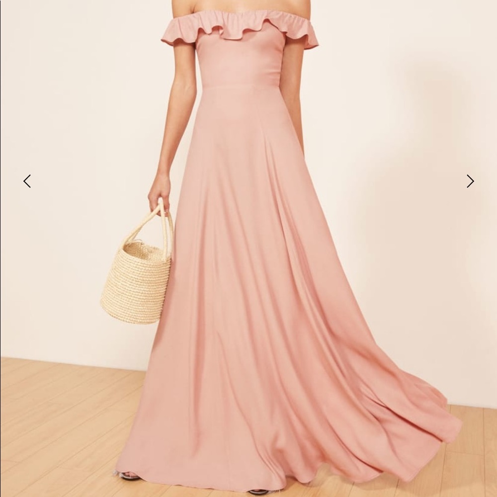 Reformation dress, blush, size 4